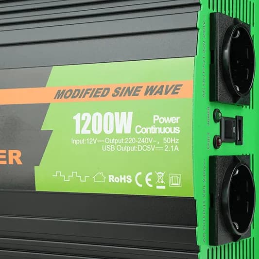 Apex 1,2 kW 12 V Modifiye Sinüs İnverter - Görsel 4