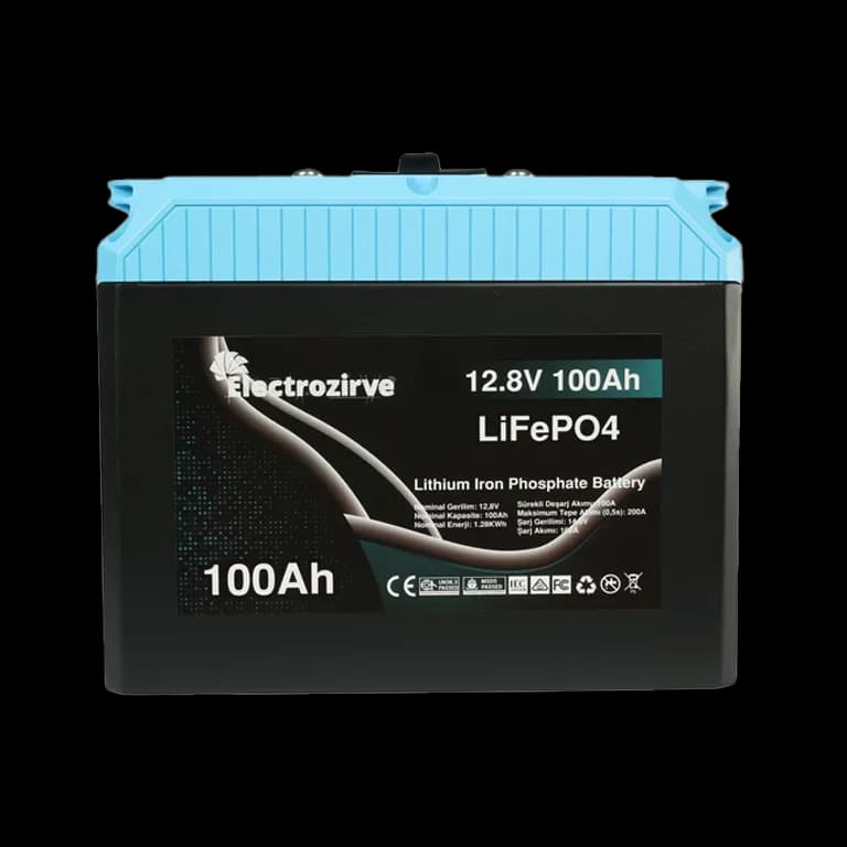 100 Ah Lityum Akü 12.8V (LifePO4 akü) alternatif ürün görseli