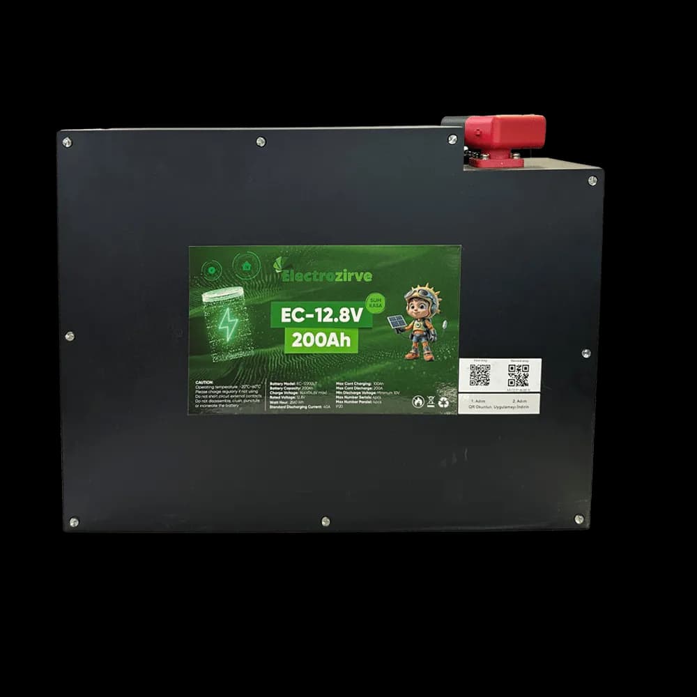 60Ah-200Ah Aralığında 12.8V Slim Kasa Enerji Depolama