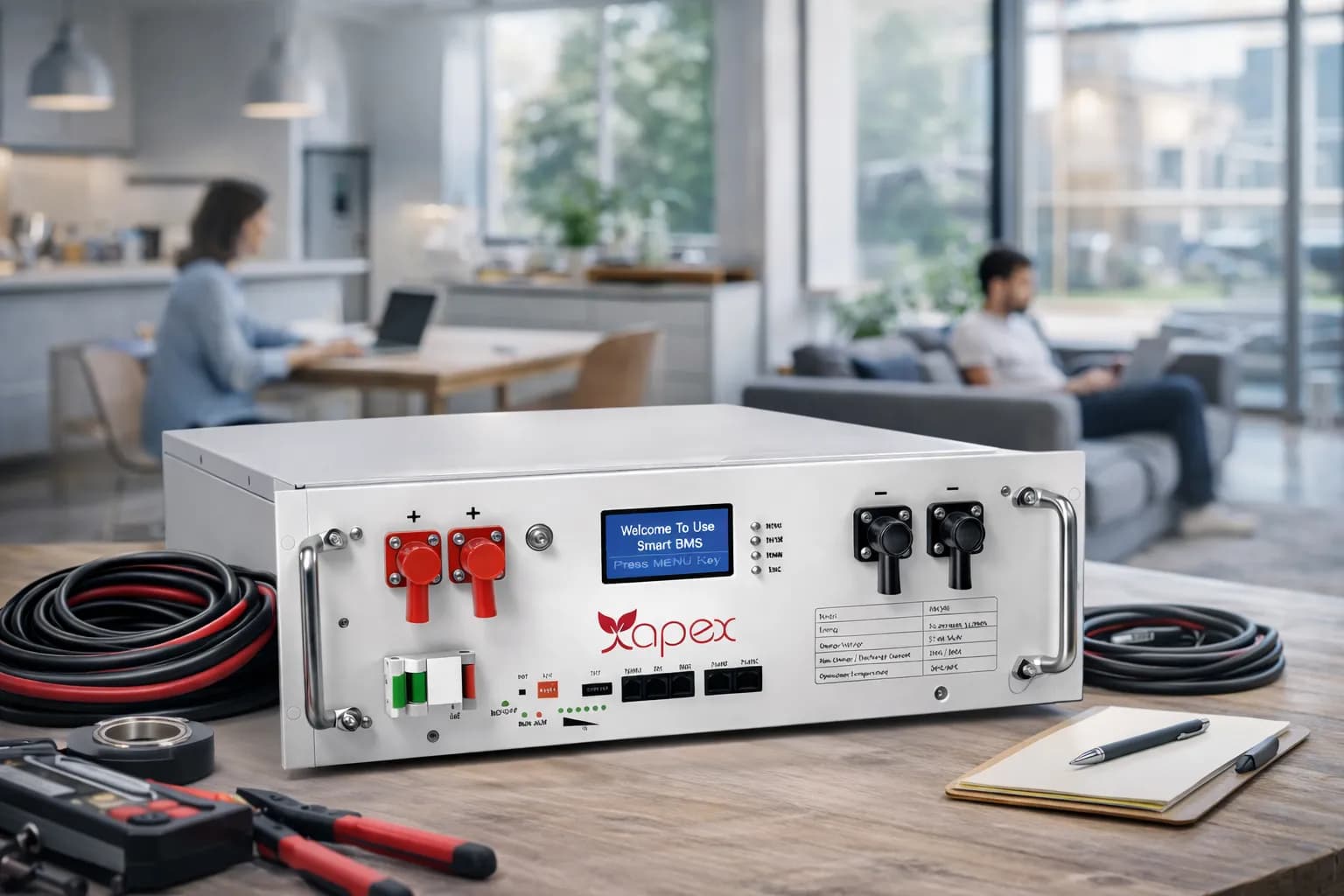 Apex 51.2V Aküde Stabil Güç Teslimi