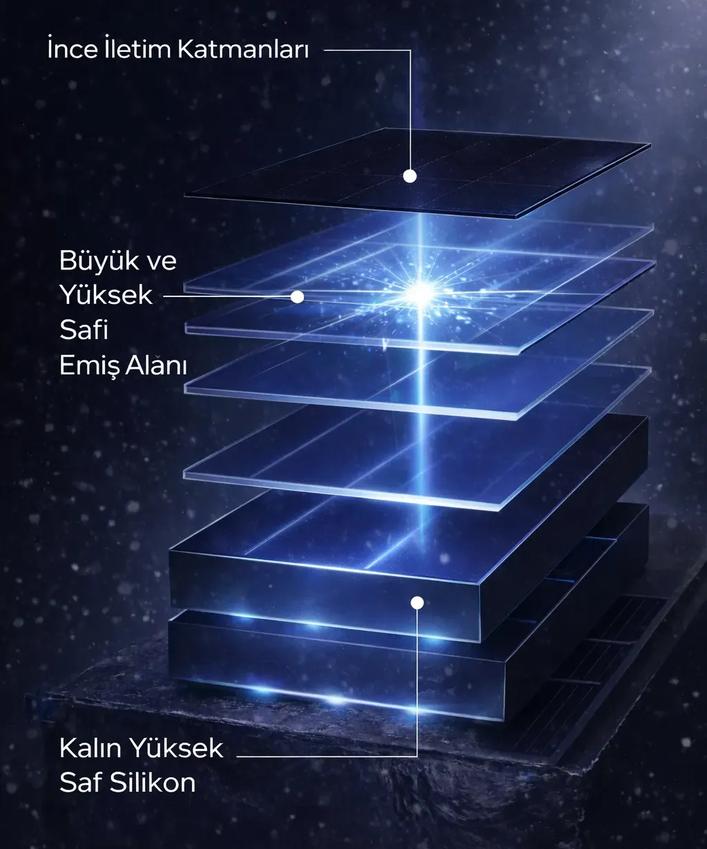 25% yüksek hücre kapasitesi