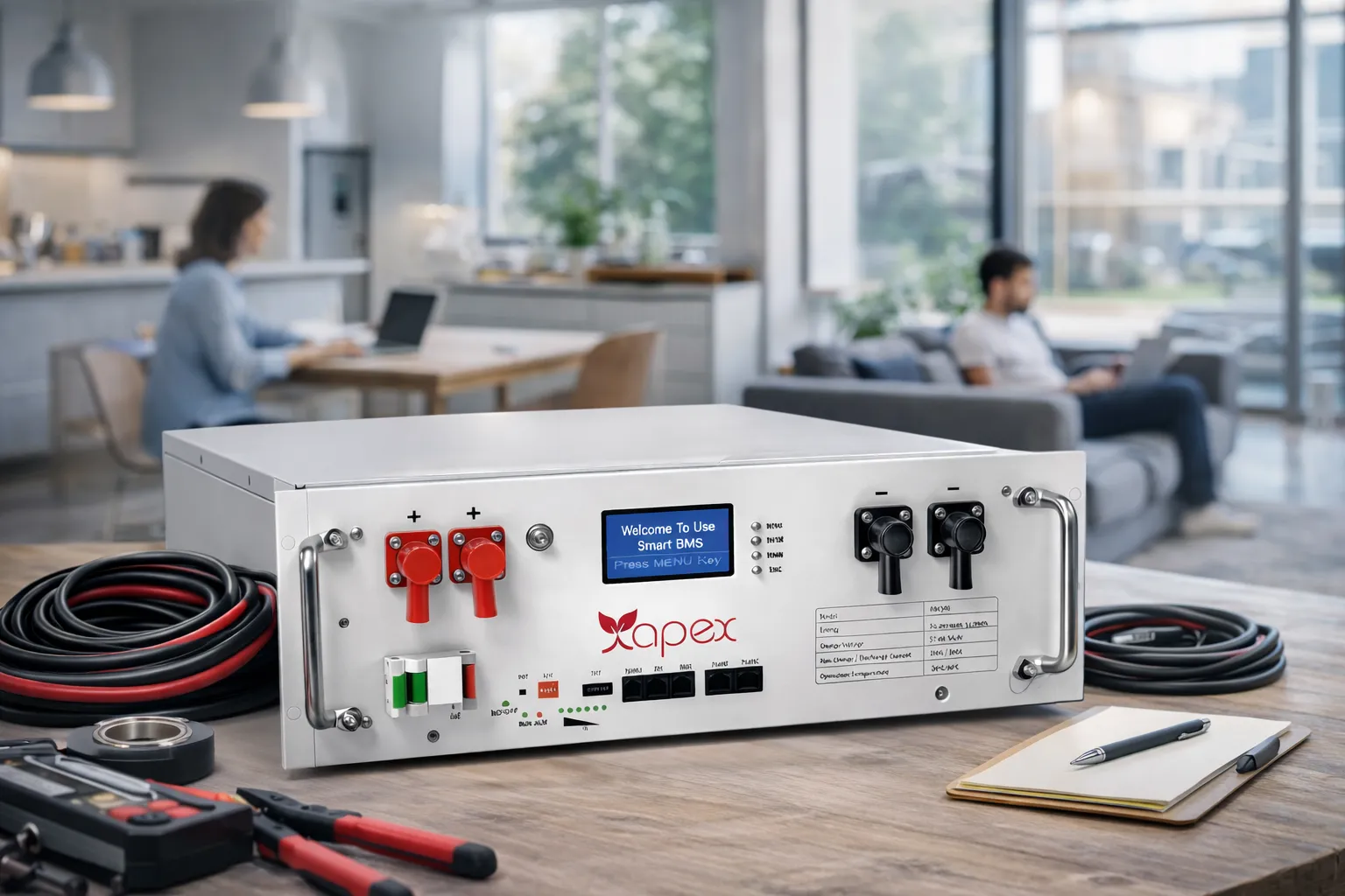 Apex 51.2V Aküde Stabil Güç Teslimi