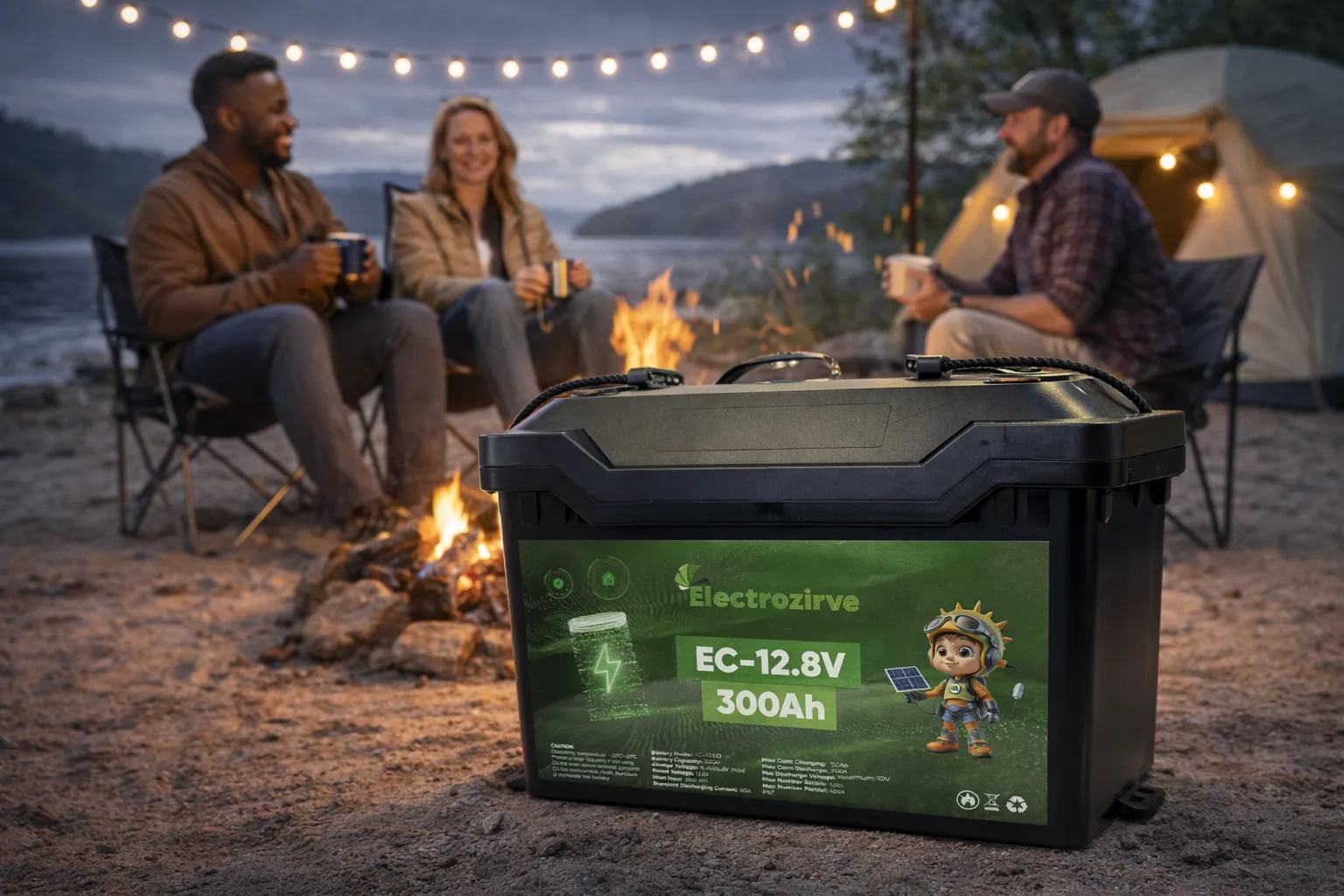 12.8V LiFePO4 ile Stabil Enerji Teslimi