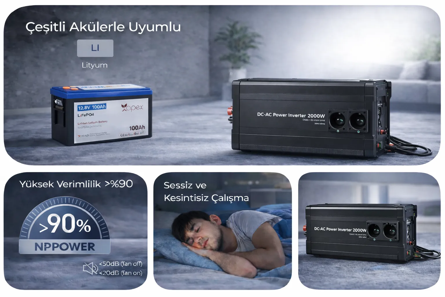 Dahili Transfer Switch ile Kesintisiz Güç Geçişi