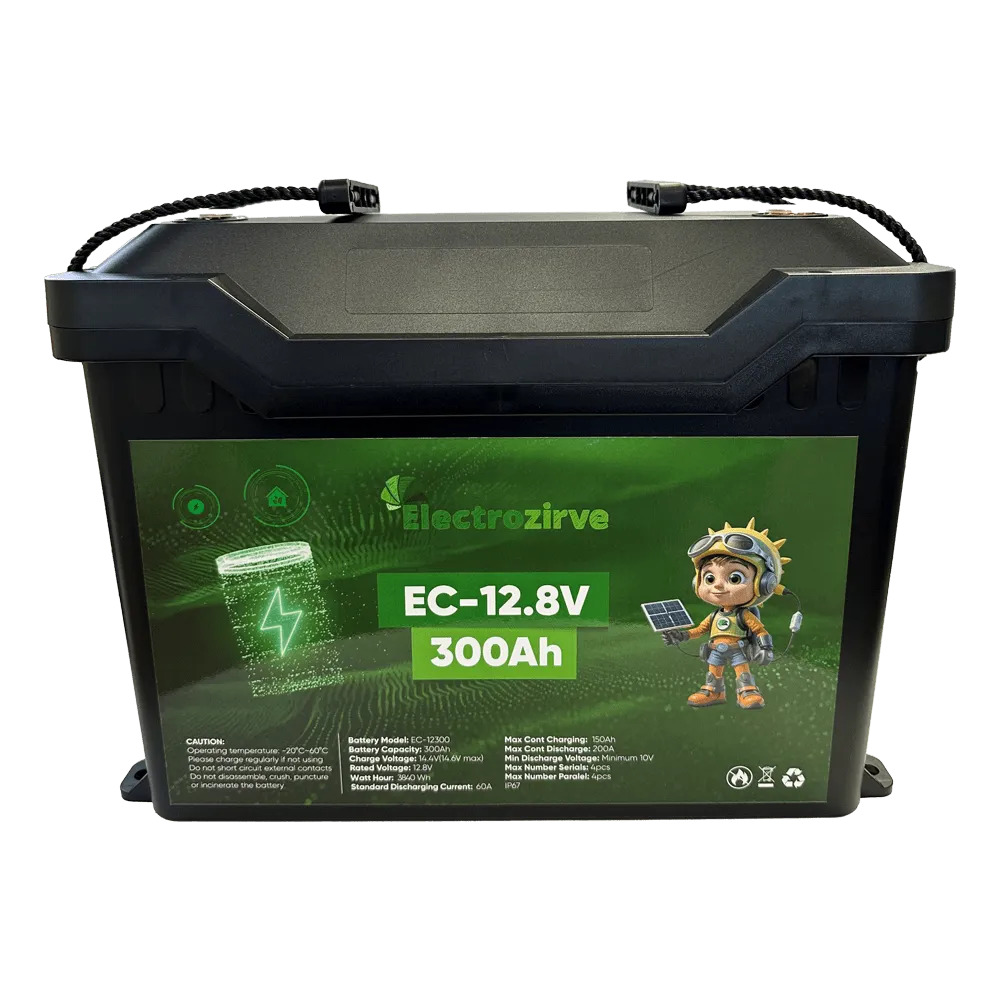 12.8V 150/200/300Ah Lityum (LiFePO4) Batarya