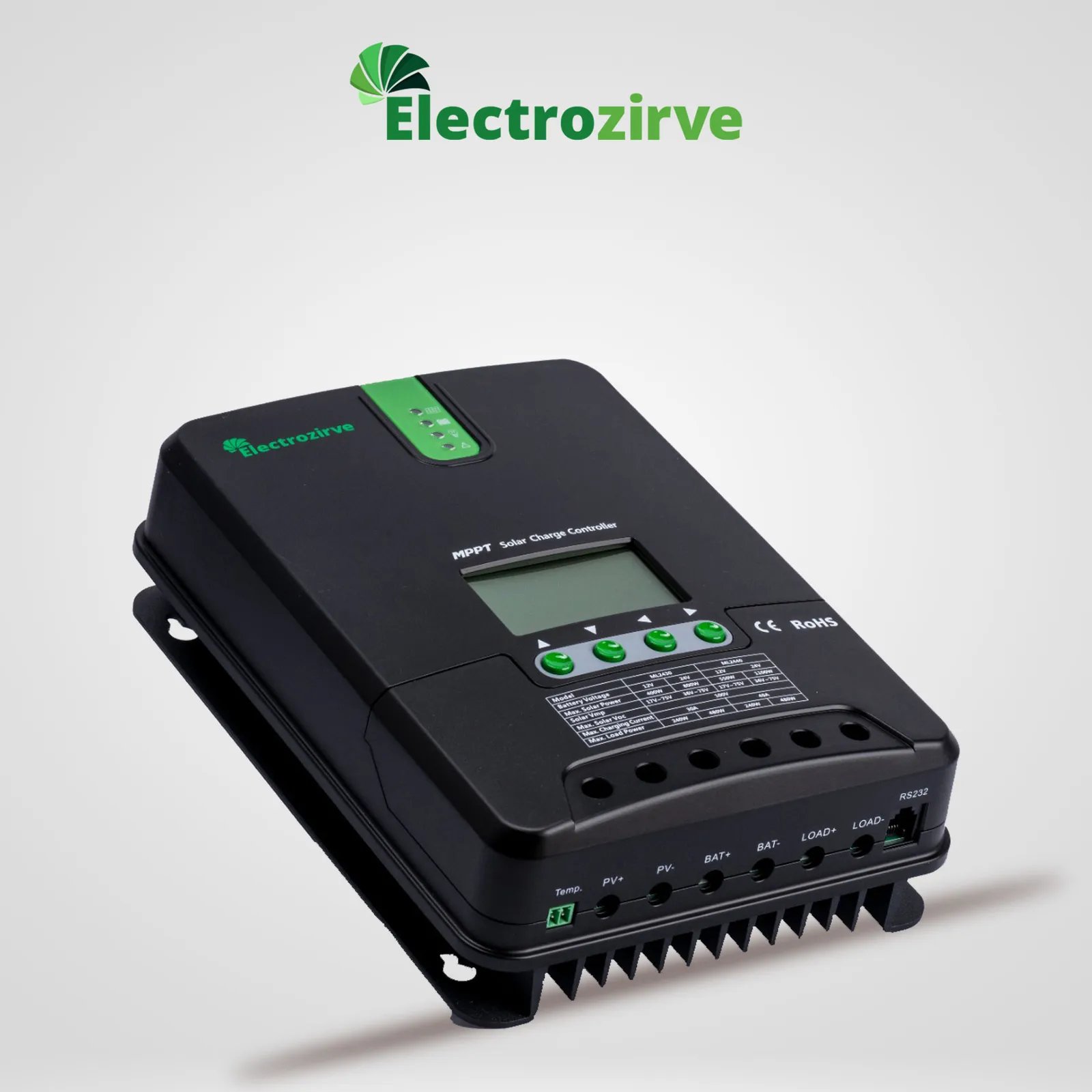 Electrozirve ML 20-30-40 Amper Mppt Solar Şarj Kontrol Cihazı 12 Volt-24 Volt alternatif ürün görseli