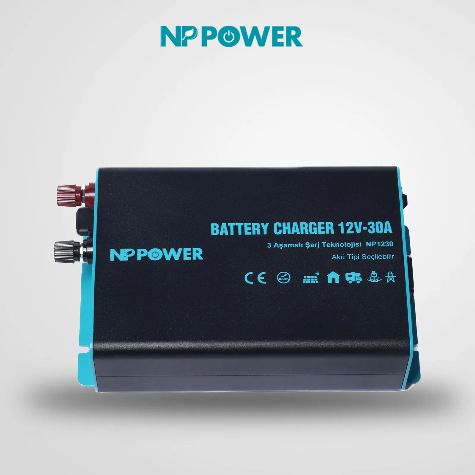 NP Power 12/24 Volt 10/20/30 Amper Akü Şarj Cihazı